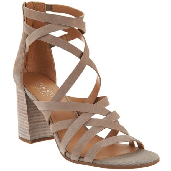 Franco Sarto Shoes - NIB Franco Sarto Leather Block Heel Sandals